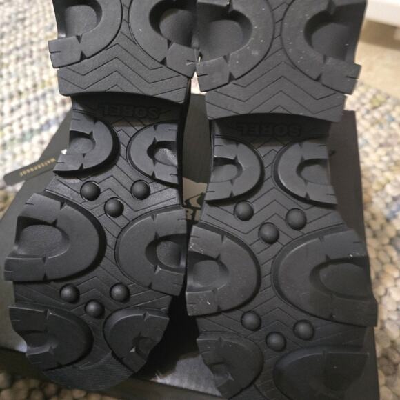 Sorel Brex Lace Up Black Waterproof Boots - Picture 4 of 7